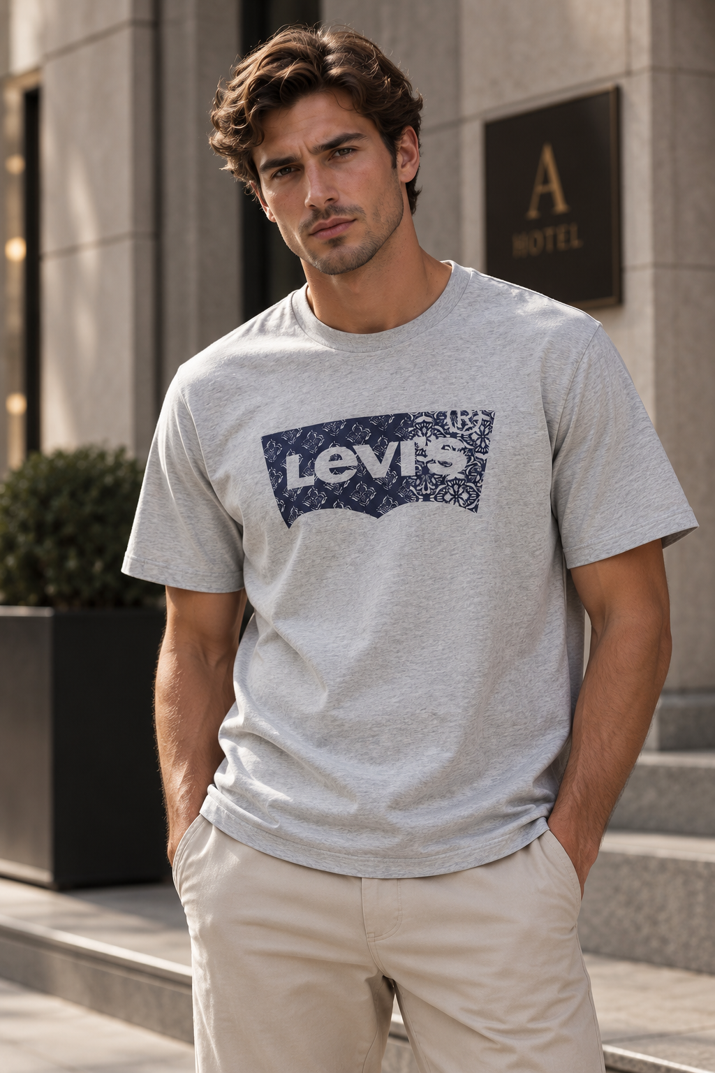 Levi's Blue Grey Férfi Póló