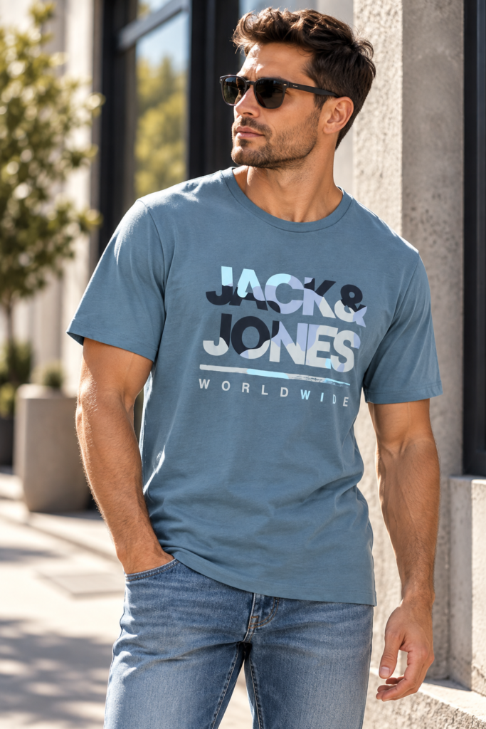 Jack&Jones Luke Goblin Blue Póló