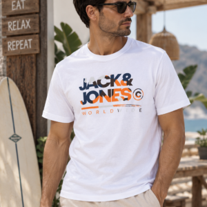 Jack&Jones Luke Fehér Férfi Póló