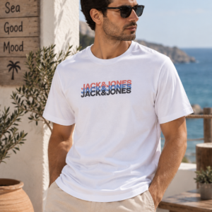 Jack&Jones Cyber Fehér Férfi Póló