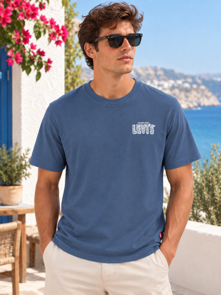 Levi's Two Horse Kék Férfi Póló