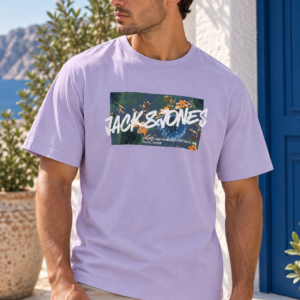 Jack&Jones Hawaii Shape Lavender Férfi Póló