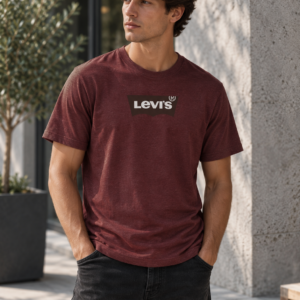 Levi's Classic Bordó Férfi Póló