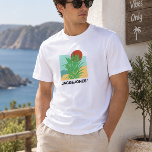 Jack&Jones Barbados Fehér Férfi Póló