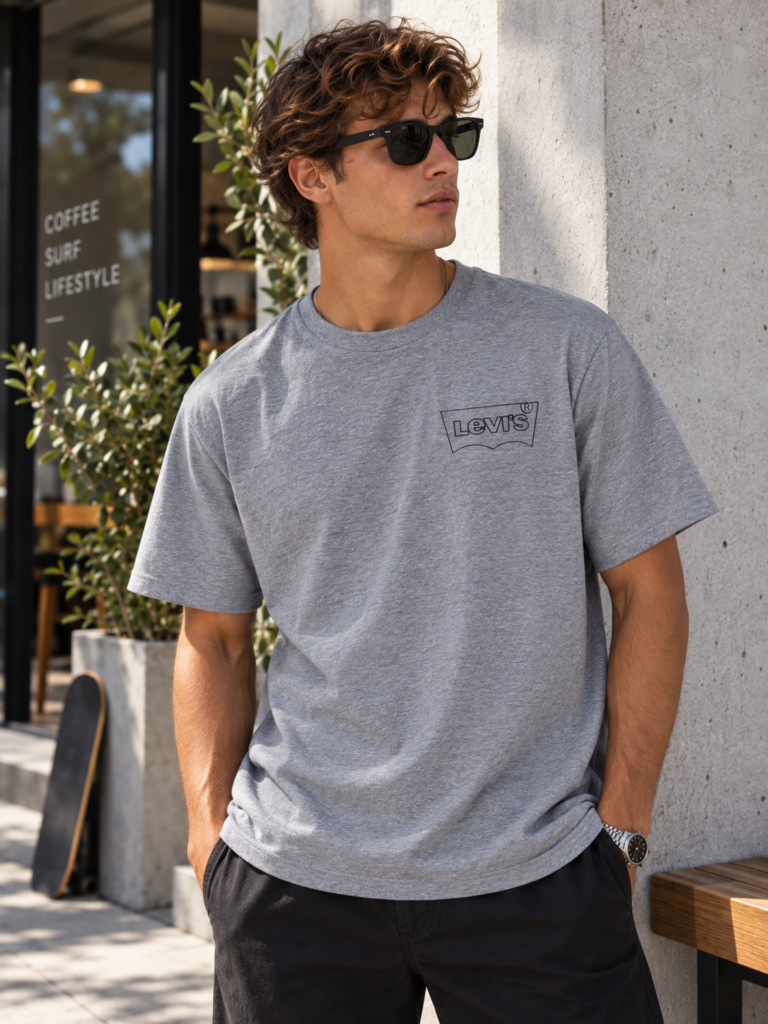 Levi's Grey Side Férfi Póló