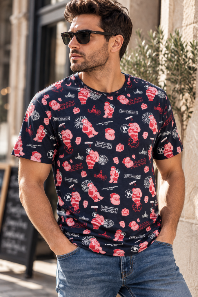 Jack&Jones Xmas Férfi Póló