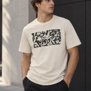 Jack&Jones Jeff Monochrome Bézs Férfi Póló