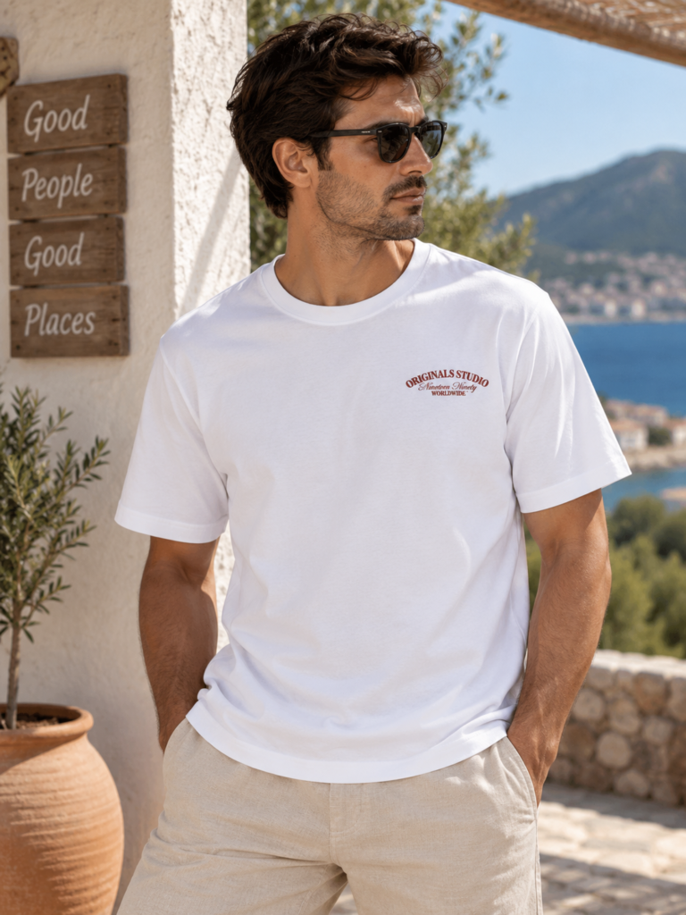 Jack&Jones Roxbury Fehér Férfi Póló