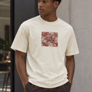 Jack&Jones Split Aop Bézs Férfi Póló